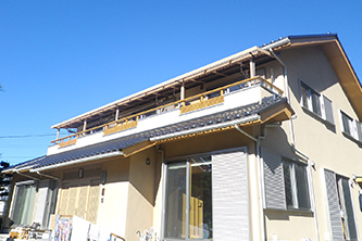 長原商店の住宅リフォーム(ベランダ、手すり)交換事例